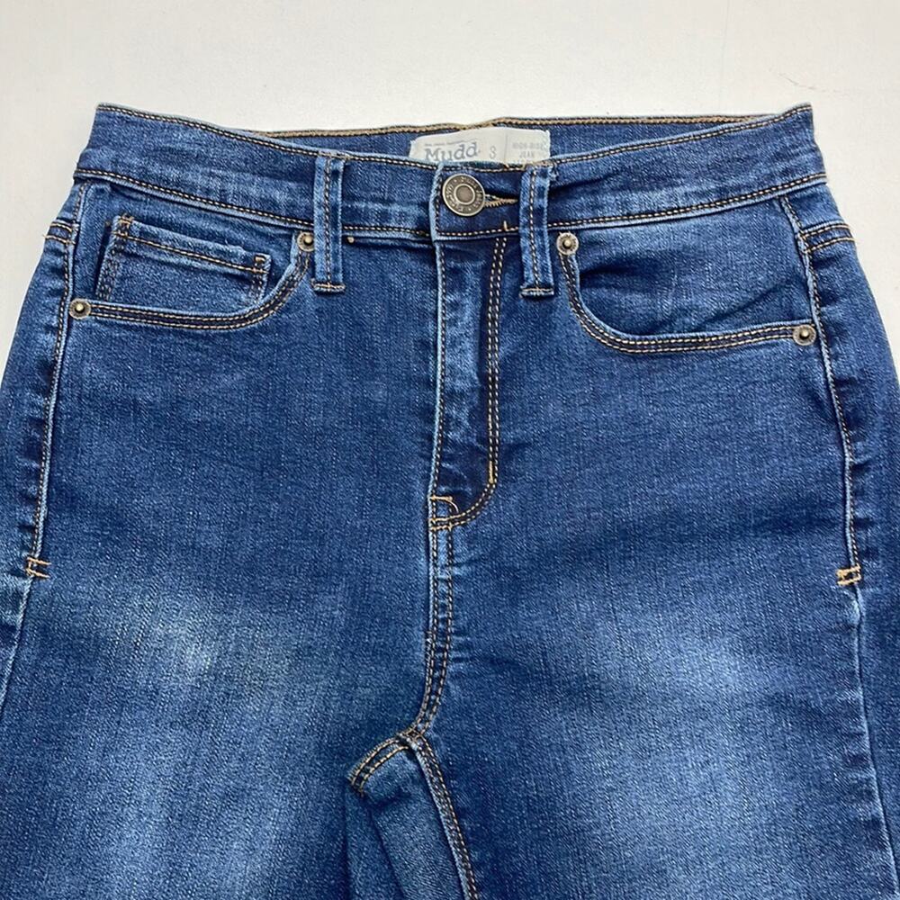 MUDD Women’s 3 (Juniors) High Rise Blue Jean Legging